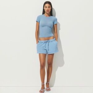 NWT French Terry Classic Short in Bluebell Size Small